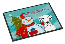 Load image into Gallery viewer, Snowman with Dalmatian Doormat - 24x36 Decorative Floor Mat – Indoor/Outdoor Rug with Artistic Flair BB1830JMAT