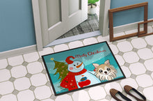 Load image into Gallery viewer, Snowman with Chihuahua Doormat - 24x36 Decorative Floor Mat – Indoor/Outdoor Rug with Artistic Flair BB1871JMAT