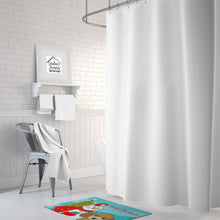 Load image into Gallery viewer, Snowman with Chocolate Brown Poodle Machine Washable Memory Foam Mat BB1876RUG
