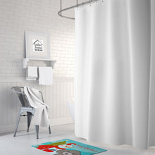 Load image into Gallery viewer, Snowman with Silver Gray Poodle Machine Washable Memory Foam Mat BB1879RUG