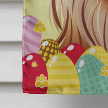Load image into Gallery viewer, Yorkie Yorkshire Terrier Easter Egg Hunt Flag Canvas House Size BB1886CHF