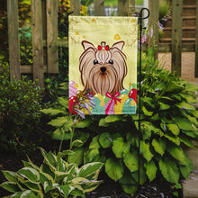 Load image into Gallery viewer, Yorkie Yorkshire Terrier Easter Egg Hunt Garden Flag - Outdoor Decorative Yard Flag BB1886GF