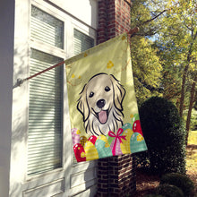 Load image into Gallery viewer, Golden Retriever Easter Egg Hunt Flag Canvas House Size BB1887CHF