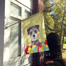 Load image into Gallery viewer, Schnauzer Easter Egg Hunt Flag Canvas House Size BB1888CHF