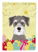 Load image into Gallery viewer, Schnauzer Easter Egg Hunt Garden Flag - Outdoor Decorative Yard Flag BB1888GF