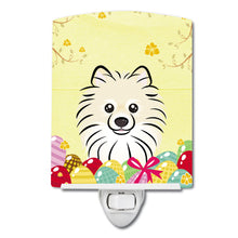 Load image into Gallery viewer, Pomeranian Easter Egg Hunt Ceramic Night Light BB1889CNL