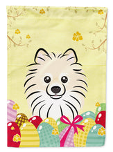 Load image into Gallery viewer, Pomeranian Easter Egg Hunt Garden Flag - Outdoor Decorative Yard Flag BB1889GF