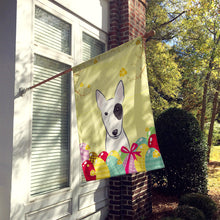 Load image into Gallery viewer, Bull Terrier Easter Egg Hunt Flag Canvas House Size BB1891CHF