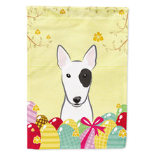 Load image into Gallery viewer, Bull Terrier Easter Egg Hunt Flag Canvas House Size BB1891CHF