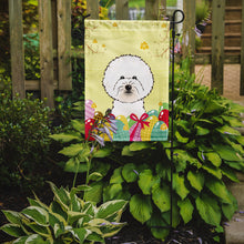 Load image into Gallery viewer, Bichon Frise Easter Egg Hunt Garden Flag - Outdoor Decorative Yard Flag BB1899GF