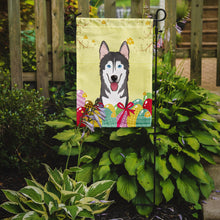 Load image into Gallery viewer, Alaskan Malamute Easter Egg Hunt Garden Flag - Outdoor Decorative Yard Flag BB1900GF