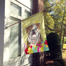 Load image into Gallery viewer, English Bulldog  Easter Egg Hunt Flag Canvas House Size BB1901CHF