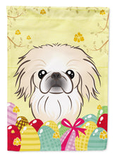 Load image into Gallery viewer, Pekingese Easter Egg Hunt Garden Flag - Outdoor Decorative Yard Flag BB1903GF