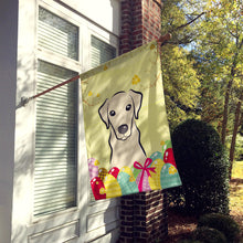 Load image into Gallery viewer, Yellow Labrador Easter Egg Hunt Flag Canvas House Size BB1904CHF
