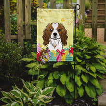 Load image into Gallery viewer, Cavalier Spaniel Easter Egg Hunt Garden Flag - Outdoor Decorative Yard Flag BB1906GF