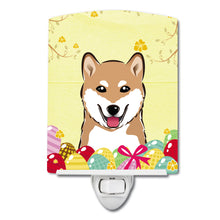 Load image into Gallery viewer, Shiba Inu Easter Egg Hunt Ceramic Night Light BB1907CNL
