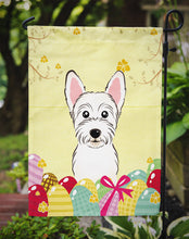 Load image into Gallery viewer, Westie Easter Egg Hunt Garden Flag - Outdoor Decorative Yard Flag BB1908GF