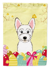 Load image into Gallery viewer, Westie Easter Egg Hunt Garden Flag - Outdoor Decorative Yard Flag BB1908GF