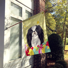 Load image into Gallery viewer, Japanese Chin Easter Egg Hunt Flag Canvas House Size BB1912CHF