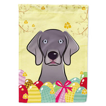 Load image into Gallery viewer, Weimaraner Easter Egg Hunt Flag Canvas House Size BB1913CHF