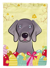 Load image into Gallery viewer, Weimaraner Easter Egg Hunt Garden Flag - Outdoor Decorative Yard Flag BB1913GF