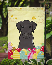 Load image into Gallery viewer, Black Labrador Easter Egg Hunt Garden Flag - Outdoor Decorative Yard Flag BB1917GF