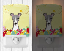 Load image into Gallery viewer, Italian Greyhound Easter Egg Hunt Ceramic Night Light BB1918CNL
