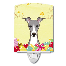 Load image into Gallery viewer, Italian Greyhound Easter Egg Hunt Ceramic Night Light BB1918CNL
