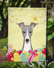 Load image into Gallery viewer, Italian Greyhound Easter Egg Hunt Garden Flag - Outdoor Decorative Yard Flag BB1918GF