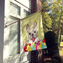 Load image into Gallery viewer, French Bulldog Easter Egg Hunt Flag Canvas House Size BB1920CHF