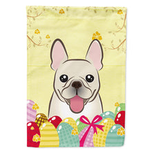 Load image into Gallery viewer, French Bulldog Easter Egg Hunt Flag Canvas House Size BB1920CHF