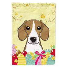 Load image into Gallery viewer, Beagle Easter Egg Hunt Flag Canvas House Size BB1921CHF