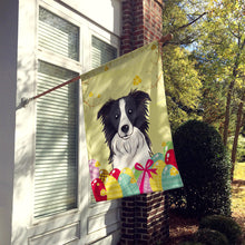 Load image into Gallery viewer, Border Collie Easter Egg Hunt Flag Canvas House Size BB1923CHF