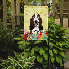 Load image into Gallery viewer, Basset Hound Easter Egg Hunt Garden Flag - Outdoor Decorative Yard Flag BB1925GF