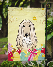 Load image into Gallery viewer, Afghan Hound Easter Egg Hunt Garden Flag - Outdoor Decorative Yard Flag BB1926GF