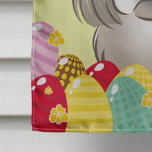 Load image into Gallery viewer, Gray Silver Shih Tzu Easter Egg Hunt Flag Canvas House Size BB1932CHF