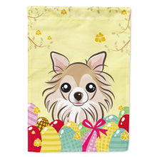 Load image into Gallery viewer, Chihuahua Easter Egg Hunt Flag Canvas House Size BB1933CHF
