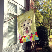 Load image into Gallery viewer, Golden Retriever Easter Egg Hunt Flag Canvas House Size BB1934CHF