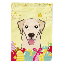 Load image into Gallery viewer, Golden Retriever Easter Egg Hunt Flag Canvas House Size BB1934CHF