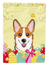 Load image into Gallery viewer, Red Corgi Easter Egg Hunt Garden Flag - Outdoor Decorative Yard Flag BB1936GF