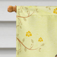 Load image into Gallery viewer, Chocolate Brown Poodle Easter Egg Hunt Flag Canvas House Size BB1938CHF