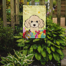 Load image into Gallery viewer, Buff Poodle Easter Egg Hunt Garden Flag - Outdoor Decorative Yard Flag BB1940GF
