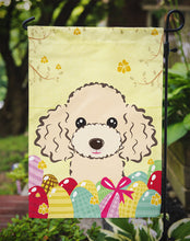 Load image into Gallery viewer, Buff Poodle Easter Egg Hunt Garden Flag - Outdoor Decorative Yard Flag BB1940GF