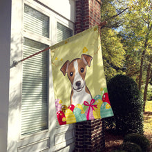 Load image into Gallery viewer, Jack Russell Terrier Easter Egg Hunt Flag Canvas House Size BB1942CHF