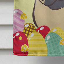 Load image into Gallery viewer, Fawn Pug Easter Egg Hunt Flag Canvas House Size BB1944CHF