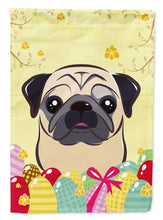 Load image into Gallery viewer, Fawn Pug Easter Egg Hunt Flag Canvas House Size BB1944CHF