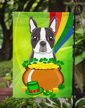 Load image into Gallery viewer, Boston Terrier St. Patrick's Day Garden Flag – Decorative Outdoor Yard Flag BB1947GF