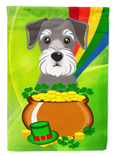 Load image into Gallery viewer, Schnauzer St. Patrick's Day Garden Flag – Decorative Outdoor Yard Flag BB1950GF