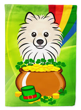 Load image into Gallery viewer, Pomeranian St. Patrick's Day Garden Flag – Decorative Outdoor Yard Flag BB1951GF