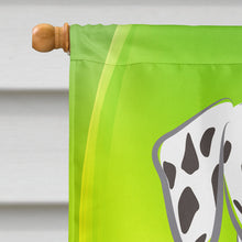 Load image into Gallery viewer, Dalmatian St. Patrick's Day Flag Canvas House Size BB1954CHF